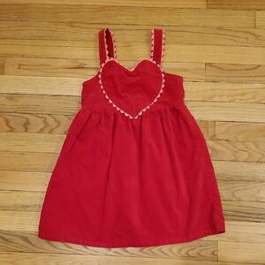 Gymboree Red Heart Skirtall Dress